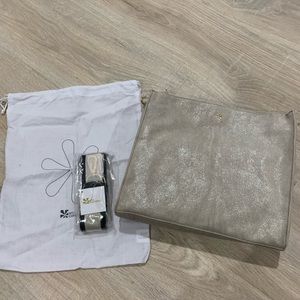 Erin Condren Metallic Leather Tote